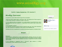 Tablet Screenshot of mindegy.org